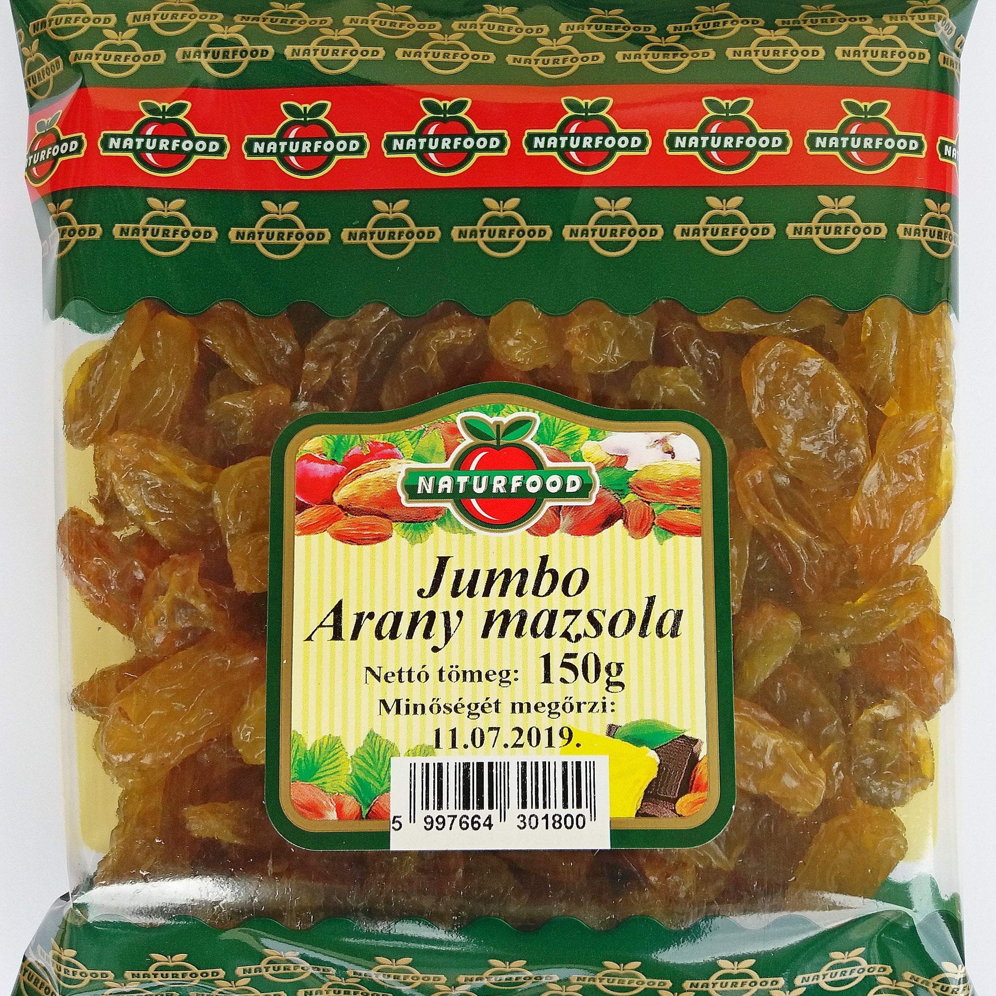 Naturfood jumbo zlaté hrozienka 150 g - 39304