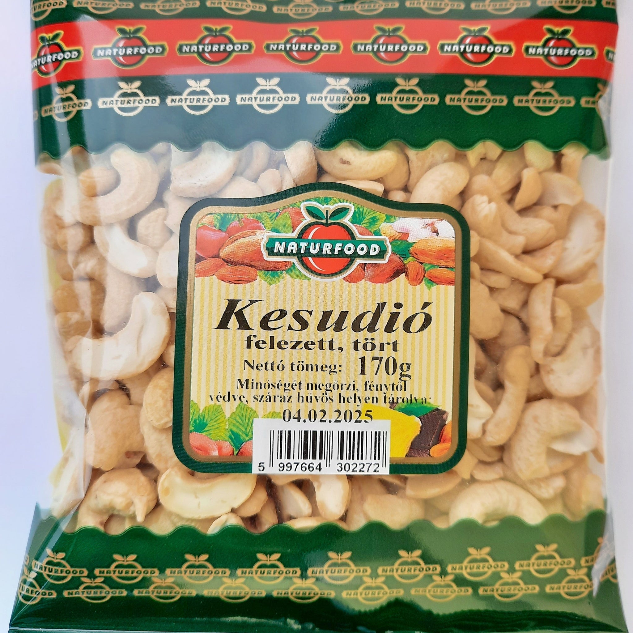 Naturfood Kešu orechy rozpolené, drvené 170 g - 96207