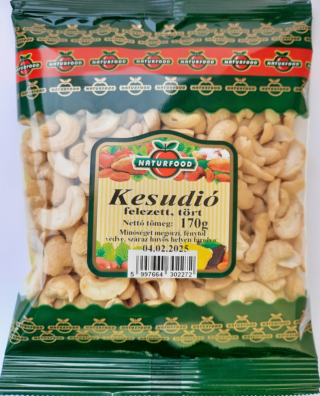 Naturfood Kešu orechy rozpolené, drvené 170 g - 96207