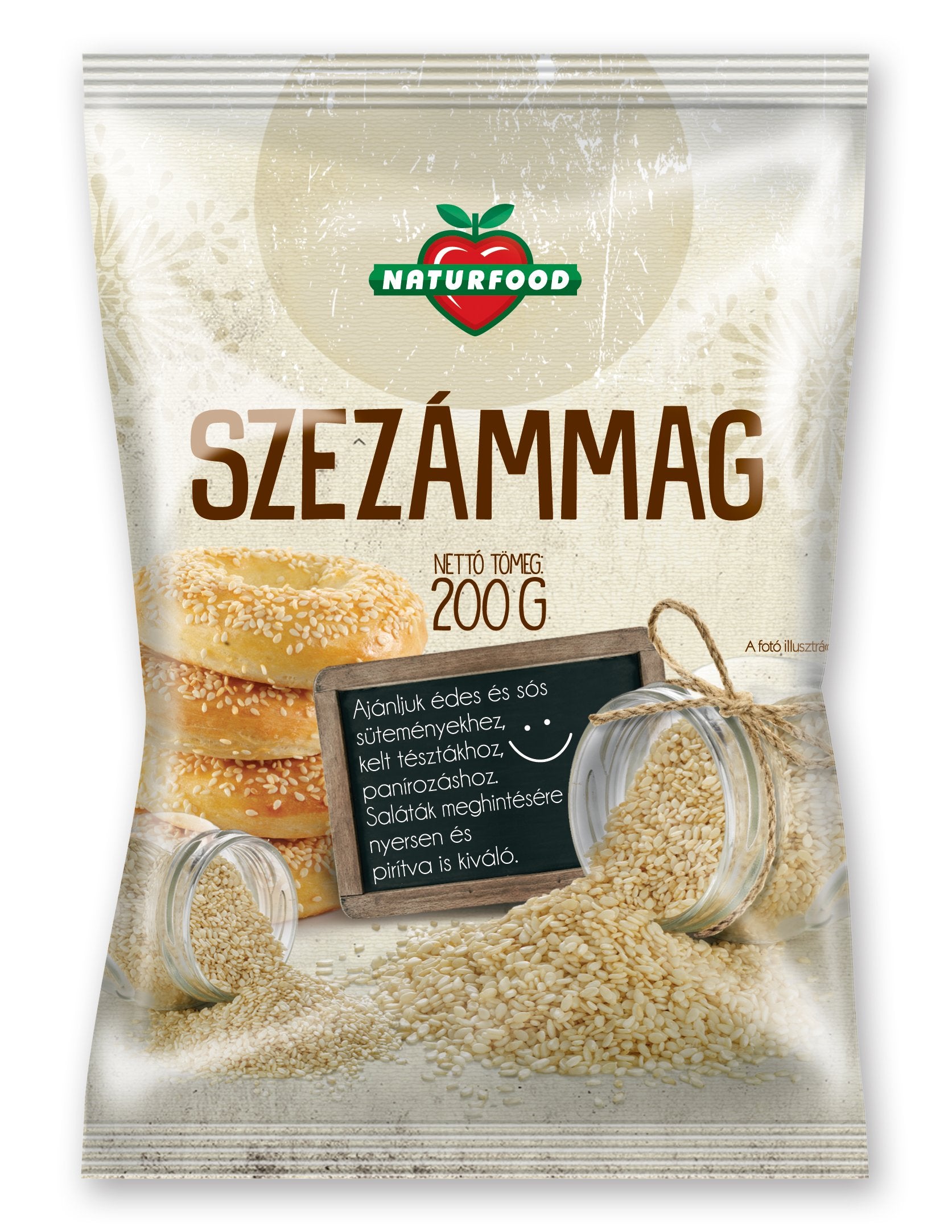 Naturfood sezamové semienka 200 g - 39280