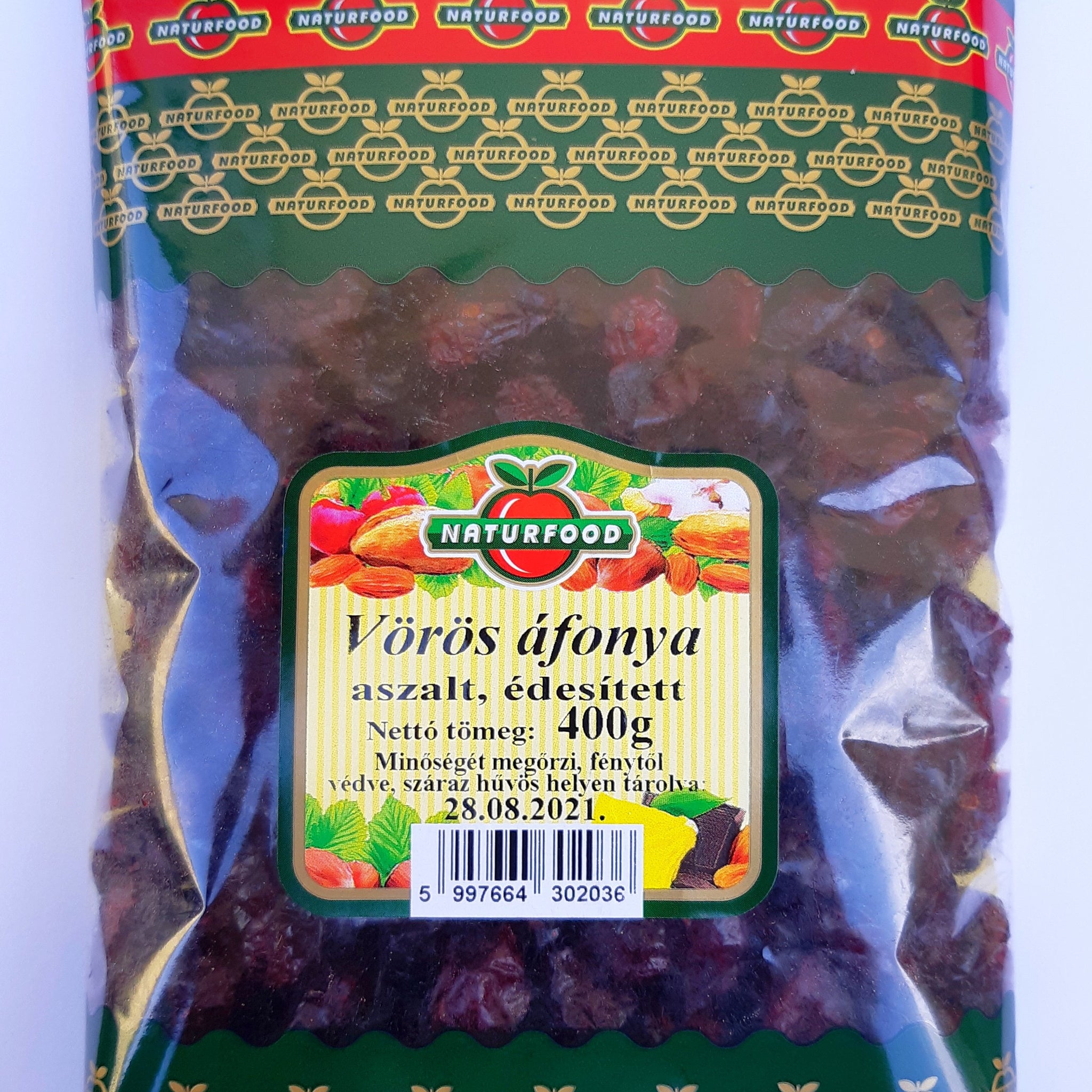 Naturfood sušené brusnice 400 g - 51444