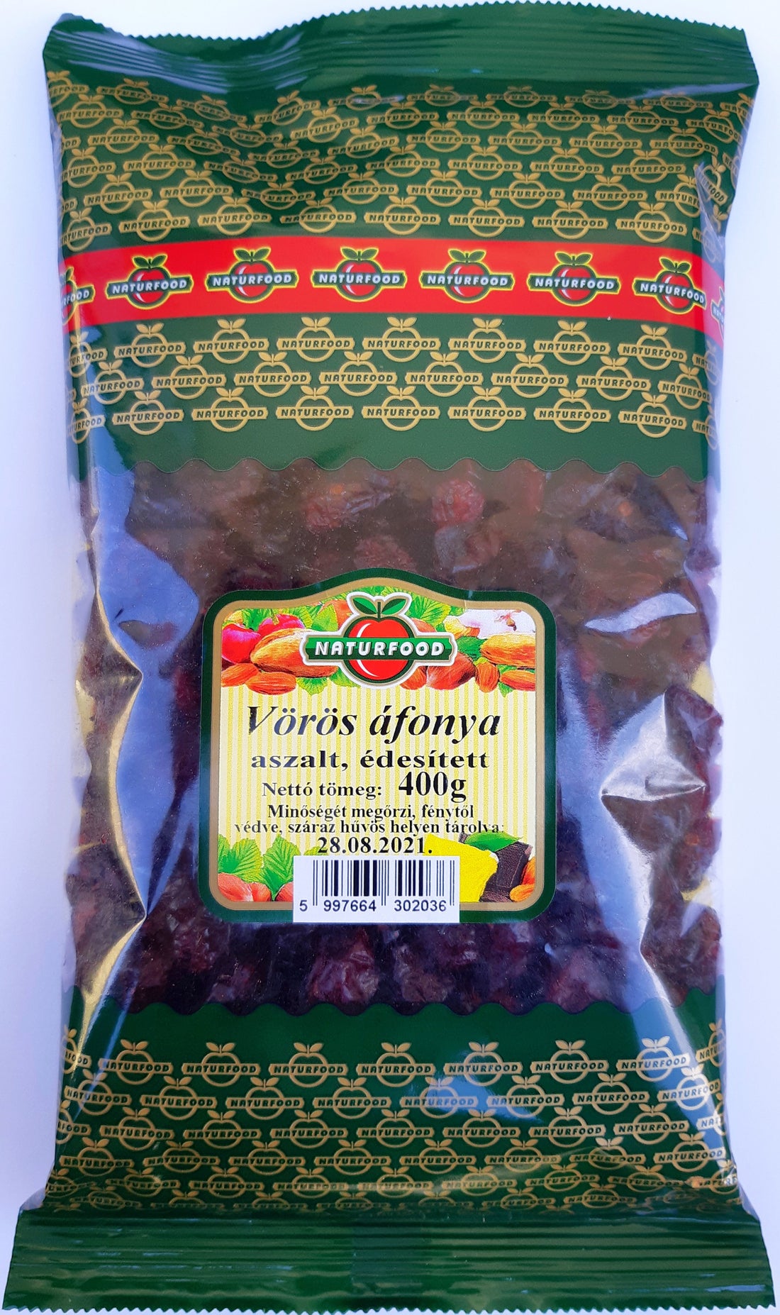 Naturfood sušené brusnice 400 g - 51444