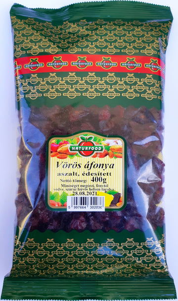 Naturfood sušené brusnice 400 g - 51444