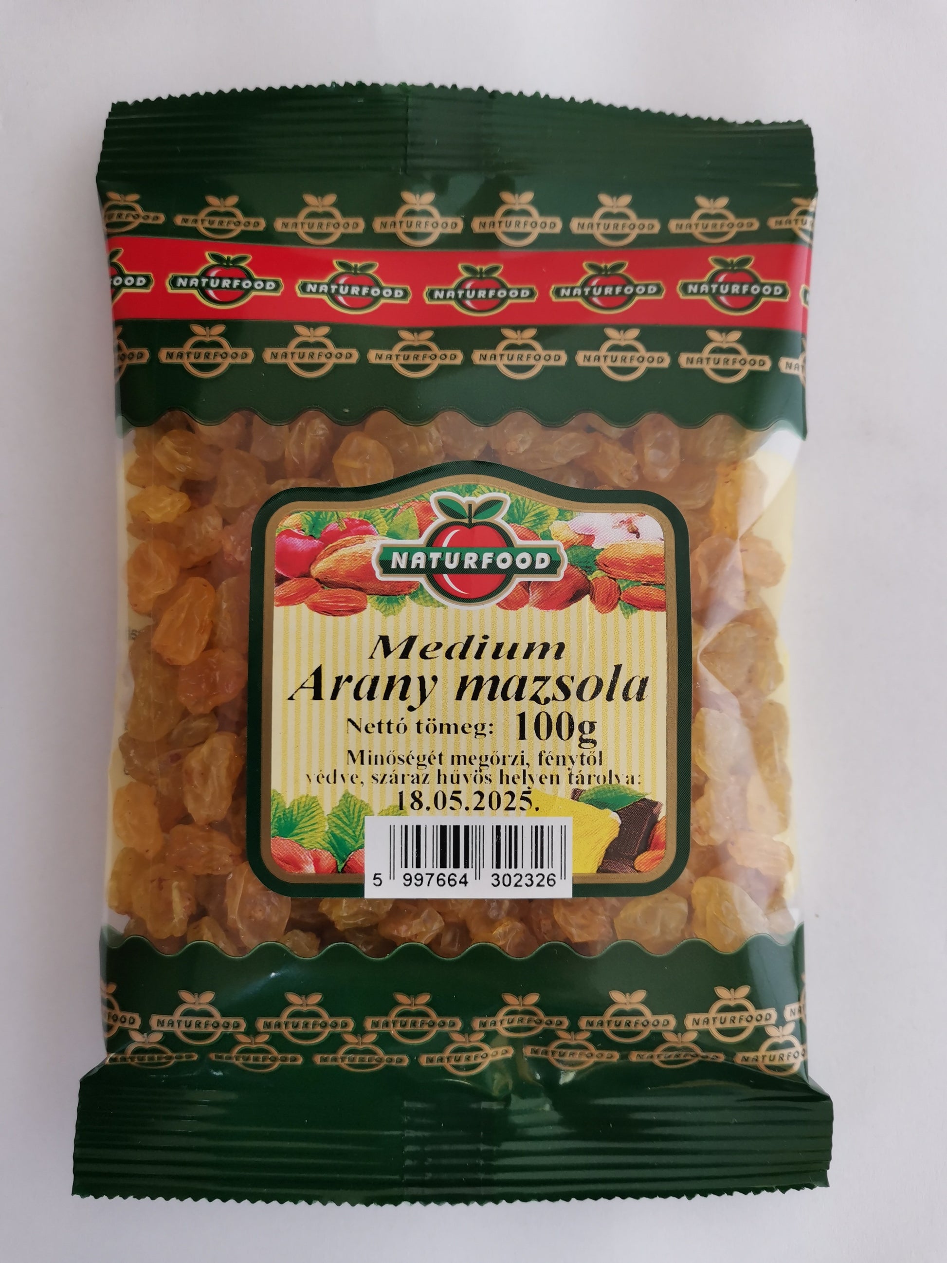 Naturfood zlaté hrozienka 100 g - 96678