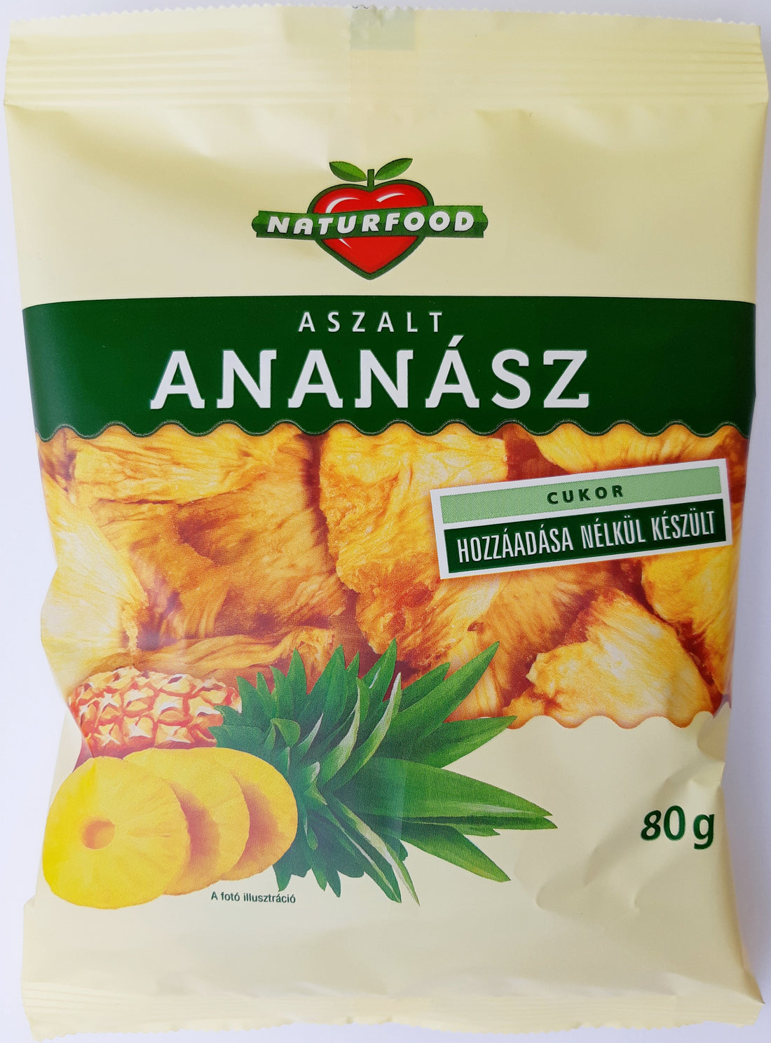 Naturfood sušený ananás 80 g - 39369