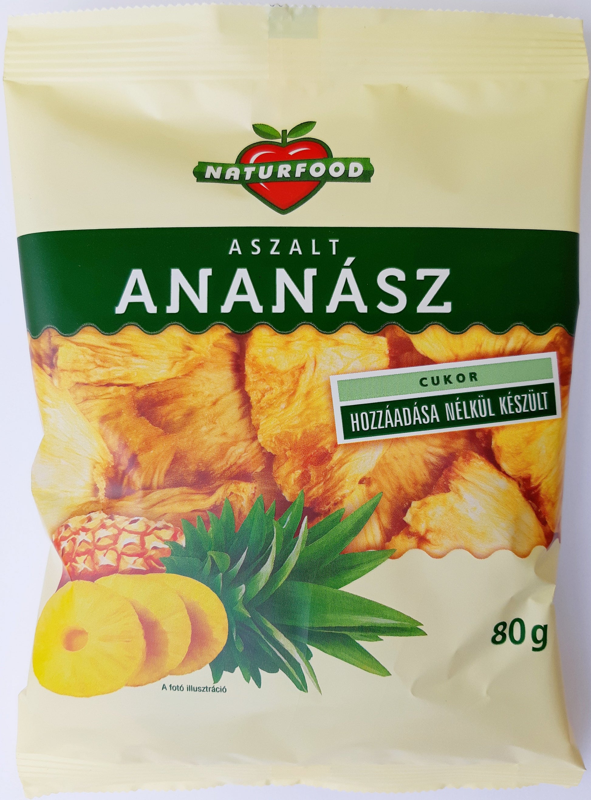 Naturfood sušený ananás 80 g - 39369