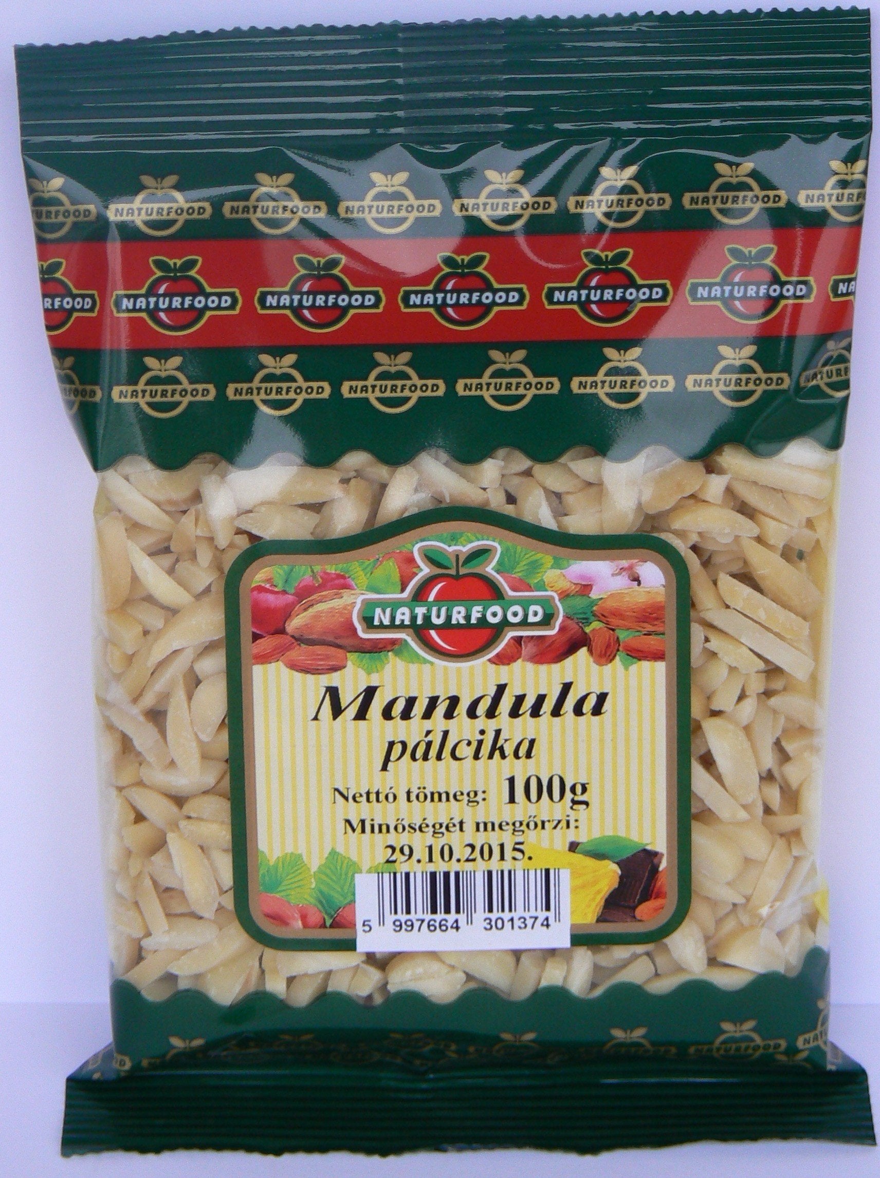 Naturfood mandľové tyčinky 100 g - 47147