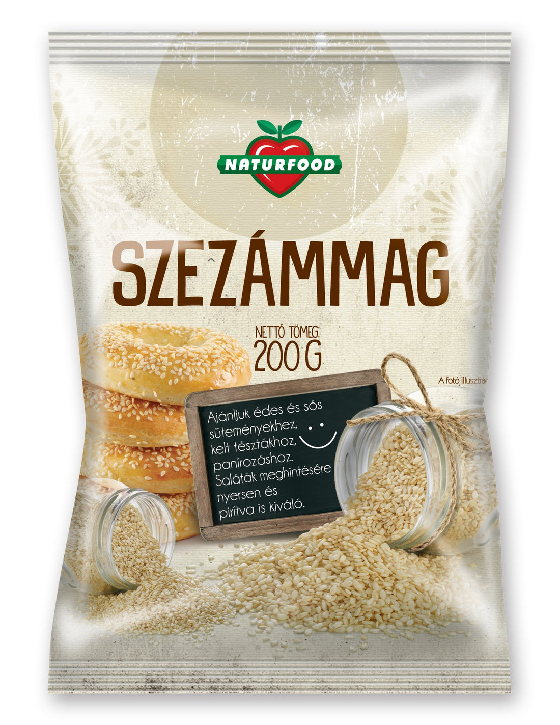 Naturfood sezamové semienka 200 g - 39280