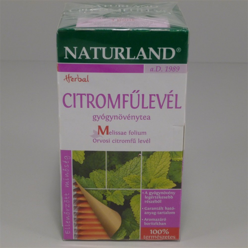 Naturland čaj z listov citrónovej trávy 25x1g 25 g - 19130