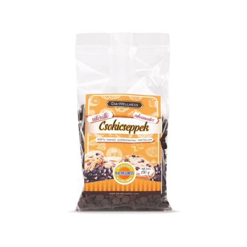 Dia-Wellness Čokoládové kvapky  do  pečenia 150 g - 59987
