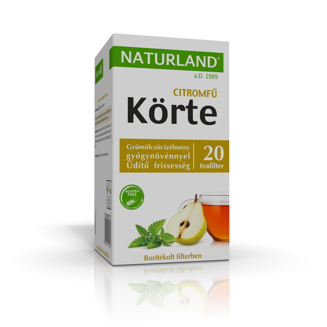 Naturland ovocný čaj hruška-citrónová tráva 20x2g 40 g - 45226