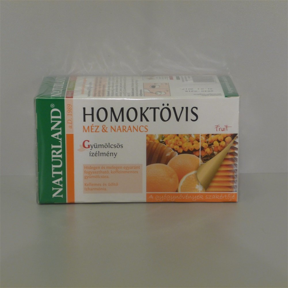 Naturland rakytníkový pomarančový čaj s medom 20x2 40 g - 45225