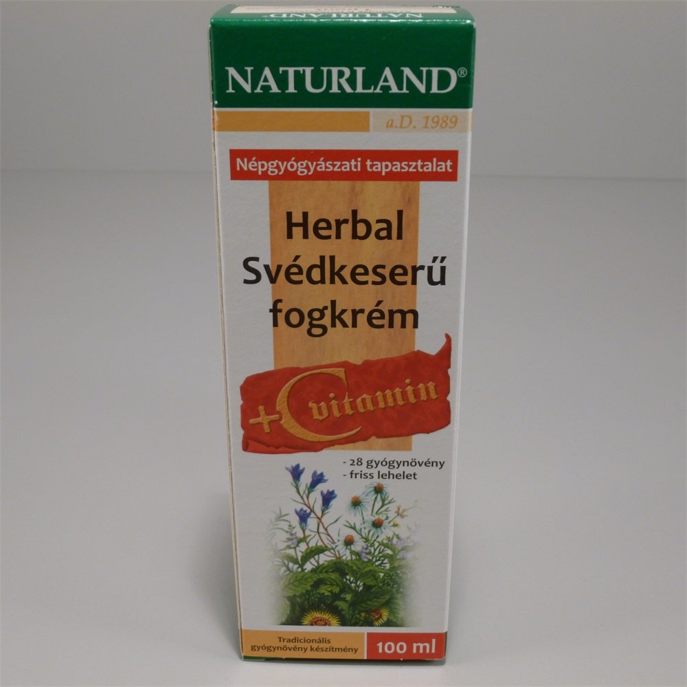 Naturland Herbal zubná pasta švédske byliny a vitamín C 100 ml - 11652