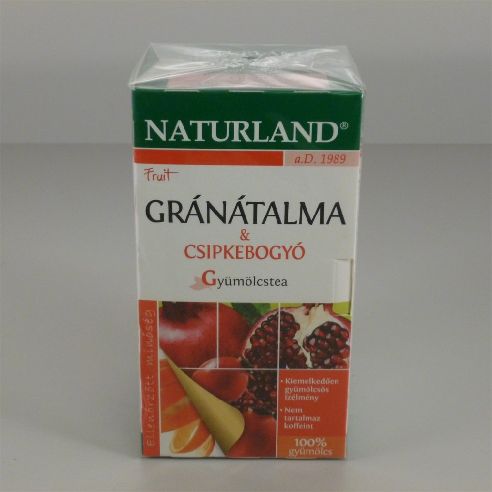 Naturland ovocný čaj granátové jablko šípka  20x2g 40 g - 24668