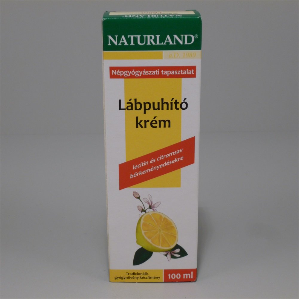 Naturland čistiaci krém na zmäkčenie kože na nohách 100 g - 17829