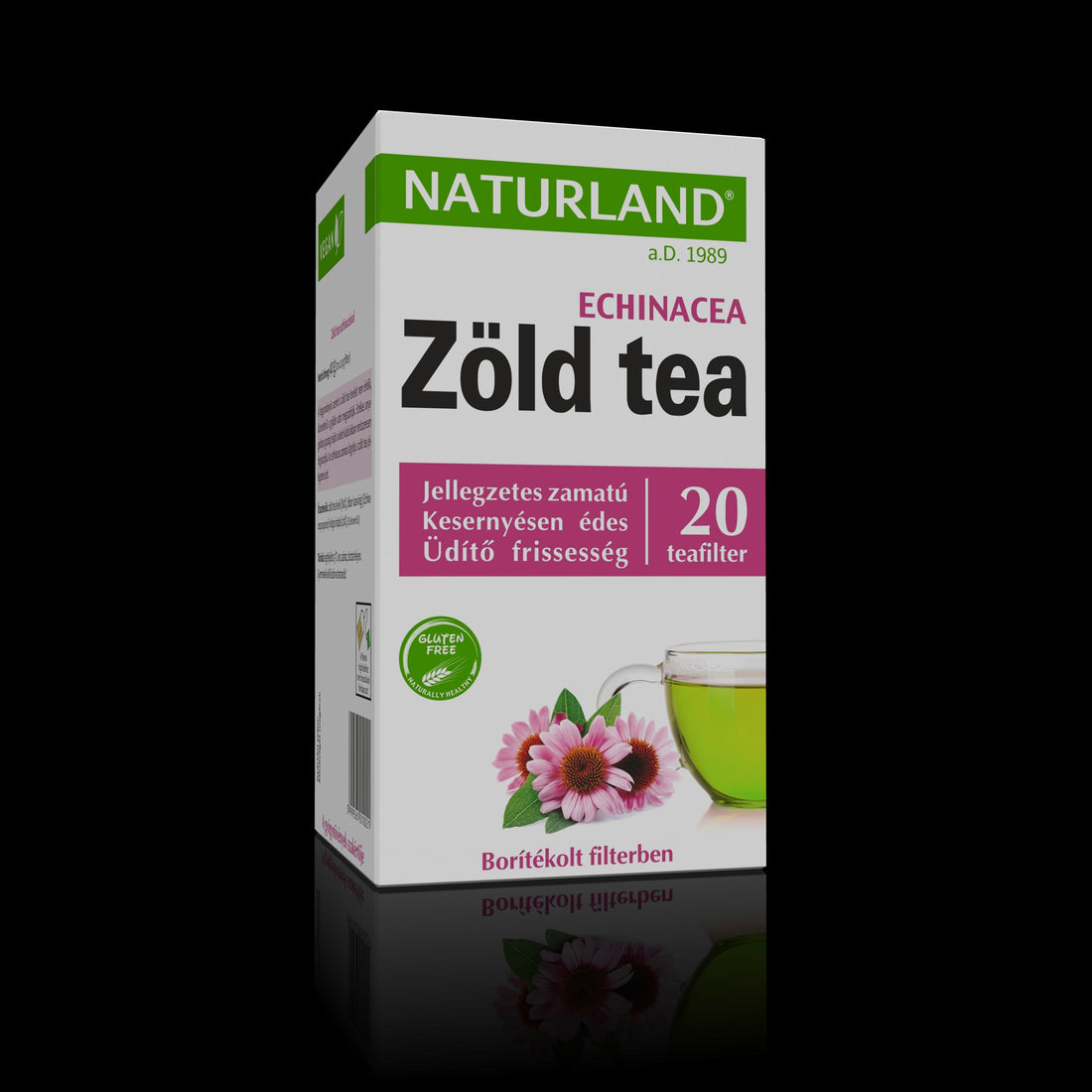 Naturland zelený čaj s echinaceou 20x2g 40 g - 94123