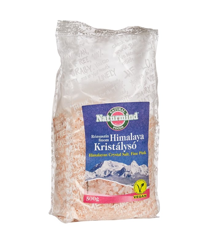 Naturmind Himalájska soľ jemná ružová 500 g - 33957