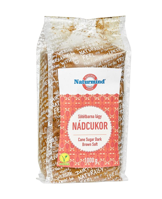 Naturmind trstinový cukor mäkký tmavohnedý 1000 g - 33775