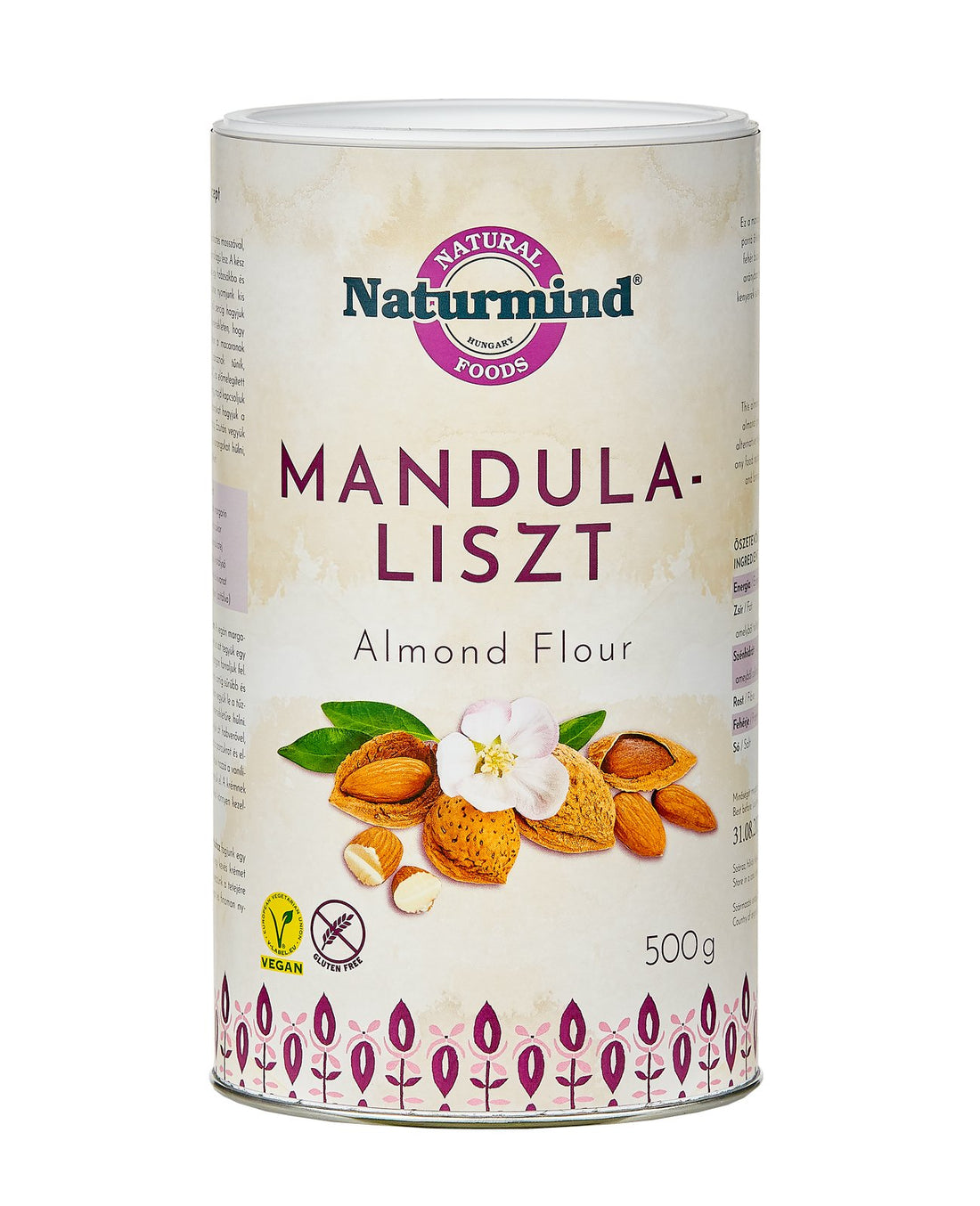 Naturmind mandľová múka 500 g - 90602