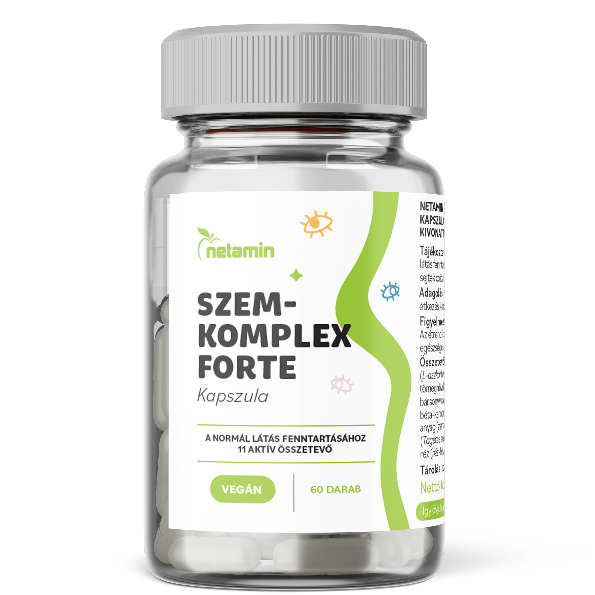 Netamín očný komplex forte 60 kapsúl