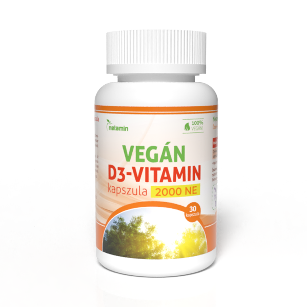 Netamín vegánsky vitamín d3 kapsule 30