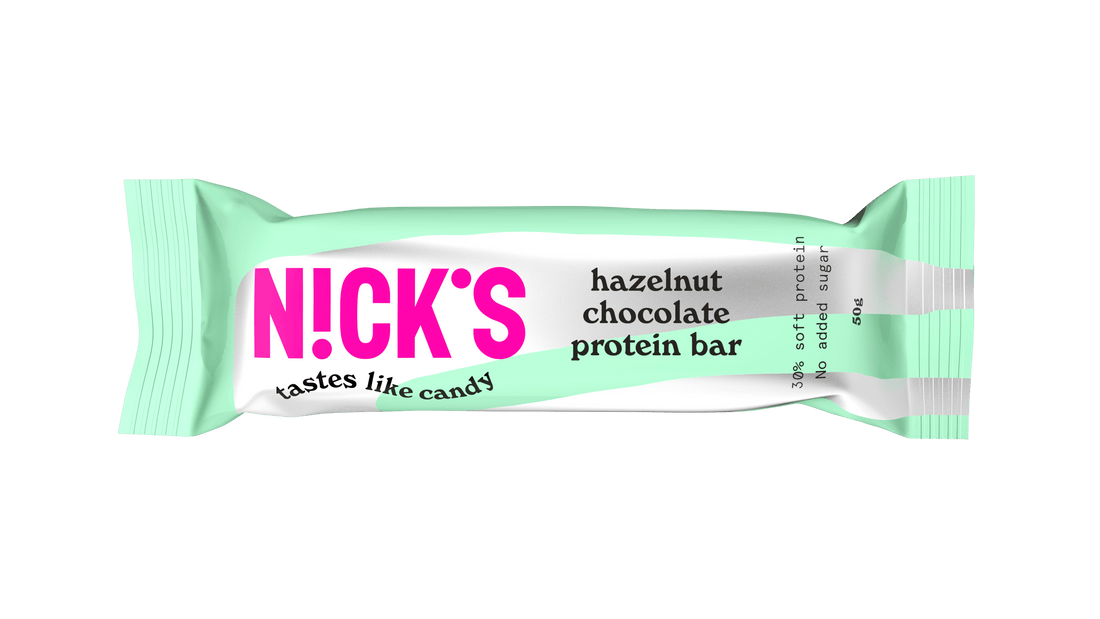 Nicks proteínová tyčinka s lieskovými orieškami a čokoládou 50 g - 95853