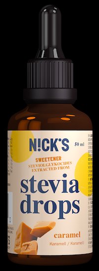 Nicks karamelové kvapky zo stévie 50 ml - 87048
