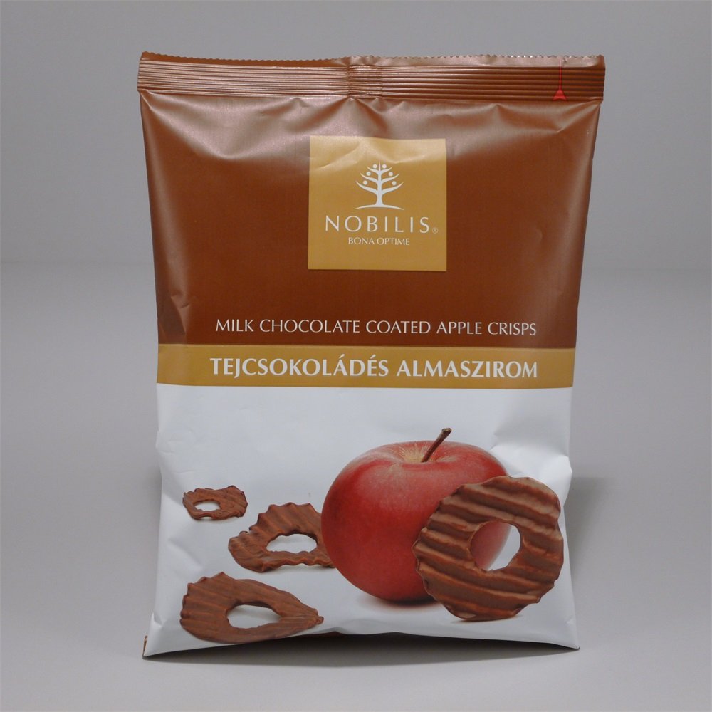 Nobilis jablkové lupienky s mliečnou čokoládou 50 g - 18399