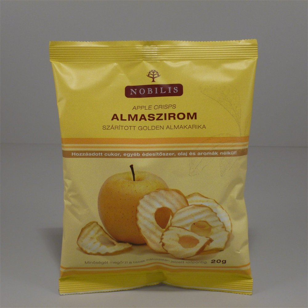 Nobilis jablkové lupienky zlaté 20 g - 27210