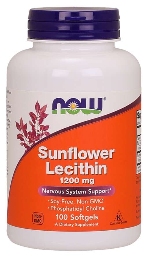 Now slnečnicový lecitín kapsuly 1200mg 100 kapsúl - 88747