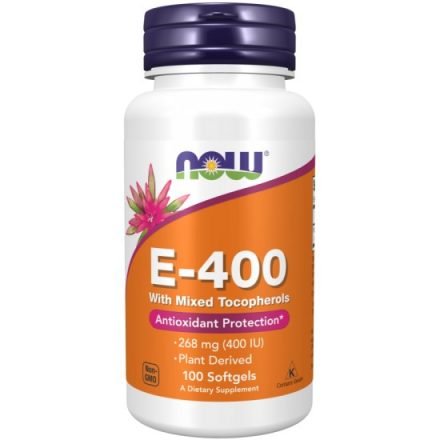Now E-vitamín 400ne s prírodnými zmiešanými tokoferolmi softgely 100 kapsúl - 92483
