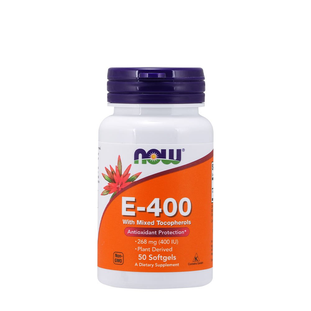 Now E-vitamín 400ne s prírodnými zmiešanými tokoferolmi softgel 50 kapsúl - 92477