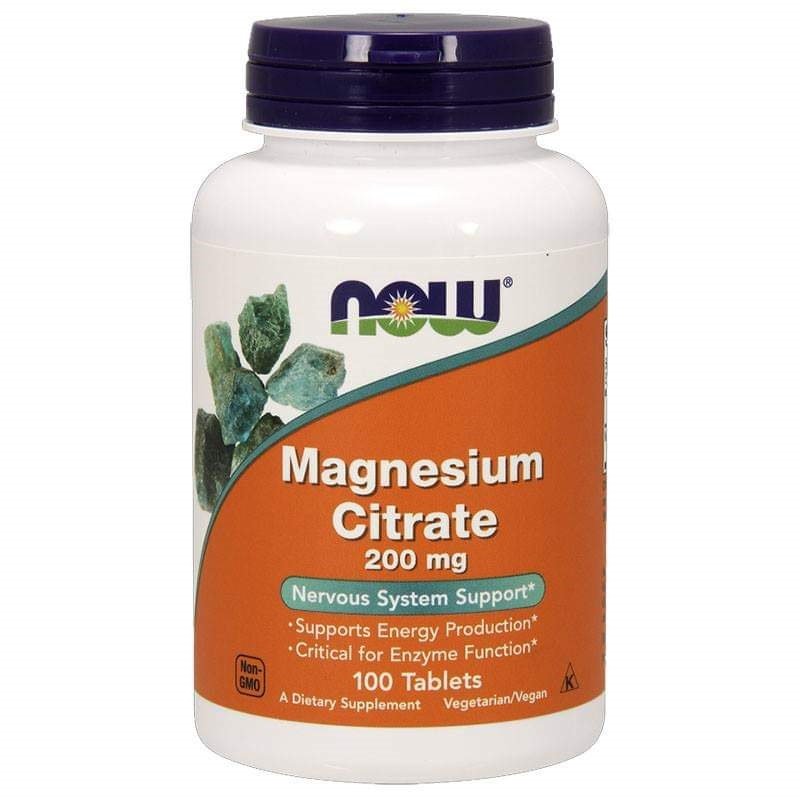 Now magnézium citrát tablety 200 mg 100 tabliet - 83546