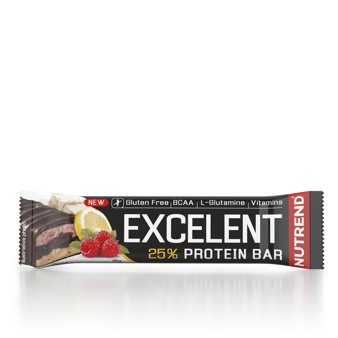 Nutrend excelent proteínová tyčinka citrónový krém malina 85 g - 90037