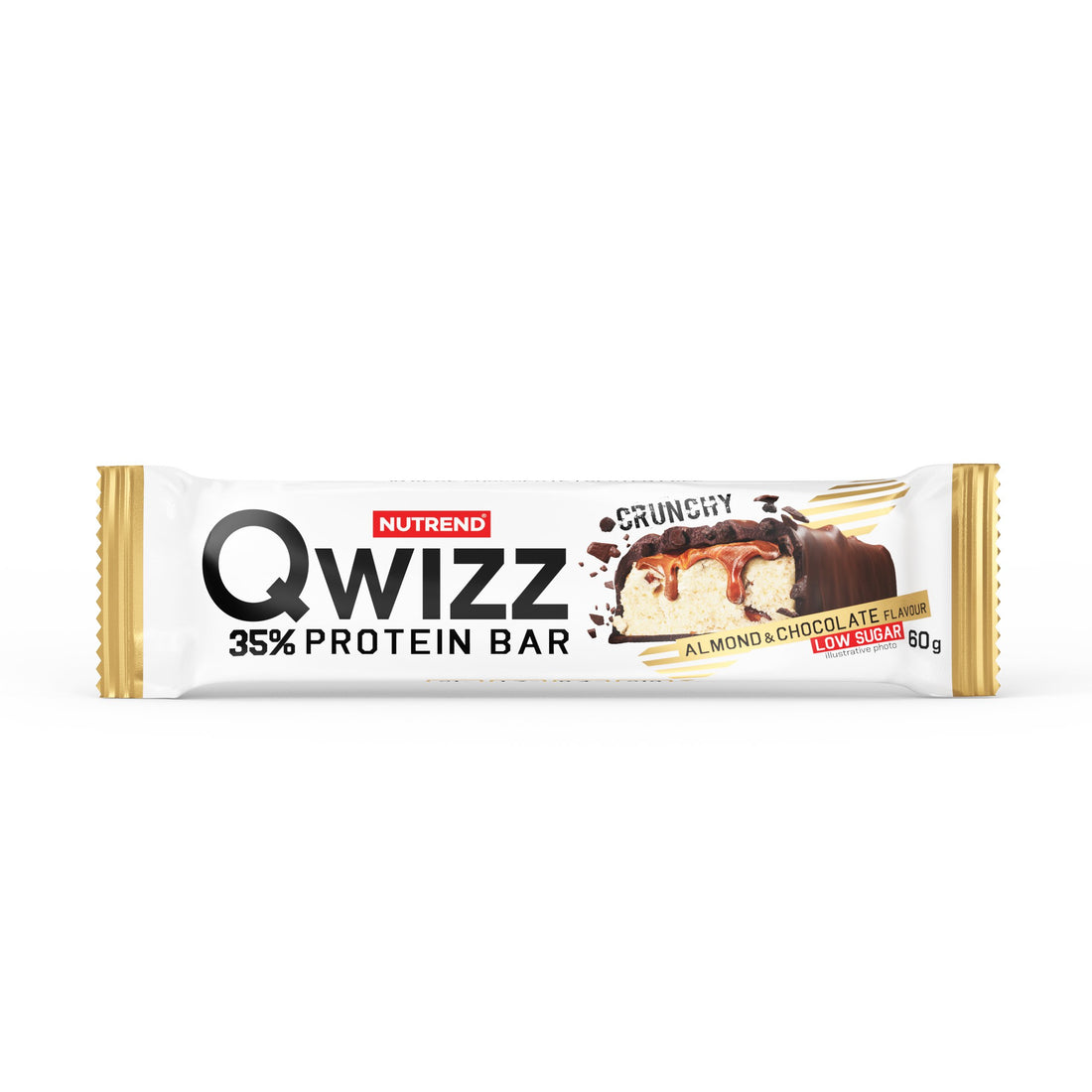 Nutrend qwizz proteínová tyčinka mandľová čokoláda 60 g - 91391