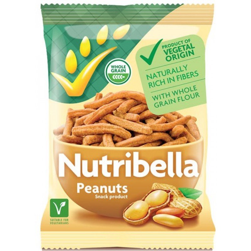 Nutribella snack s arašidmi 70 g - 48017