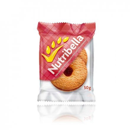 Nutribella celozrnné sušienky s višňovou a jablkovou omáčkou 50 g - 48704