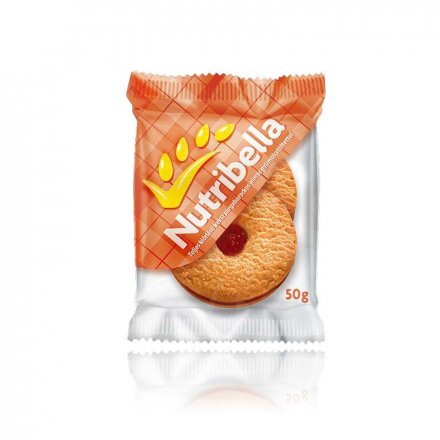 Nutribella celozrnné sušienky s marhuľovou a jablkovou omáčkou 50 g - 48703