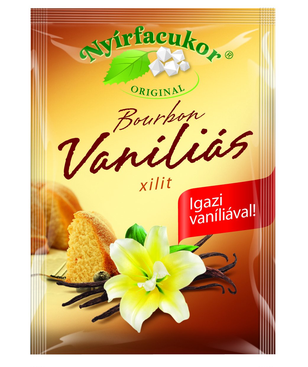 Nyírfacukor Fruktóza bourbon vanilka xylitol 10 g - 47816