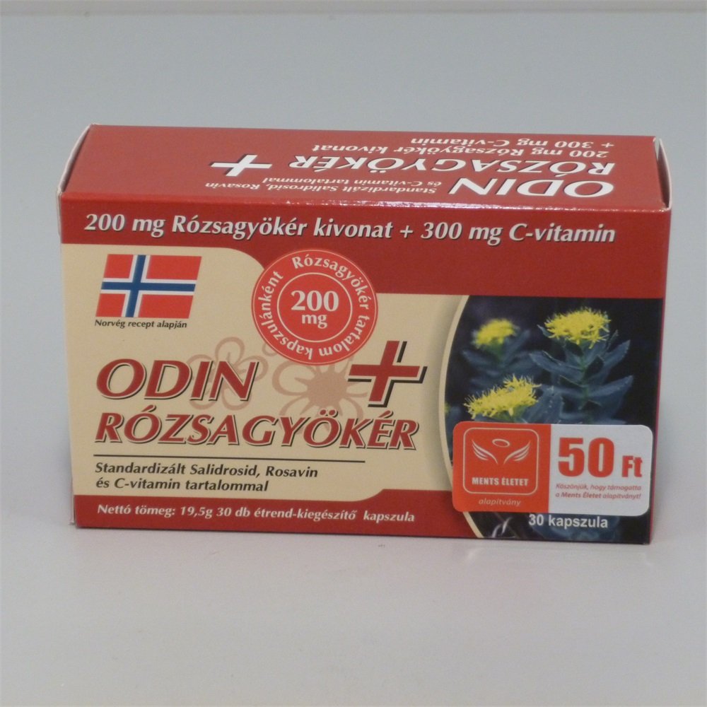Odin Extrakt z koreňa Rozchodnice ružovej, Rhoddiola Rosea  30 kapsúl - 18552