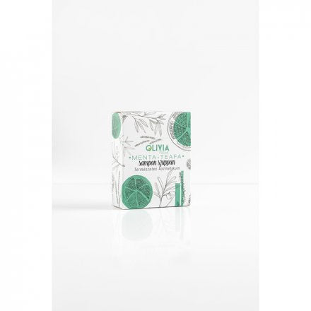 Olivia Natural  mätovo-čajovníkové šampónové mydlo 90 g - 59742