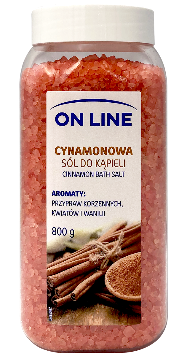 On Line soľ do kúpeľa škorica 800 g - 94738