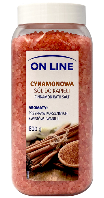 On Line soľ do kúpeľa škorica 800 g - 94738