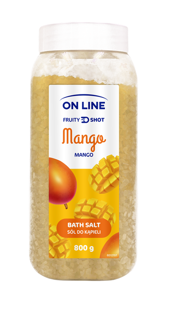 On Line soľ do kúpeľa ovocná mango 800 g - 94740