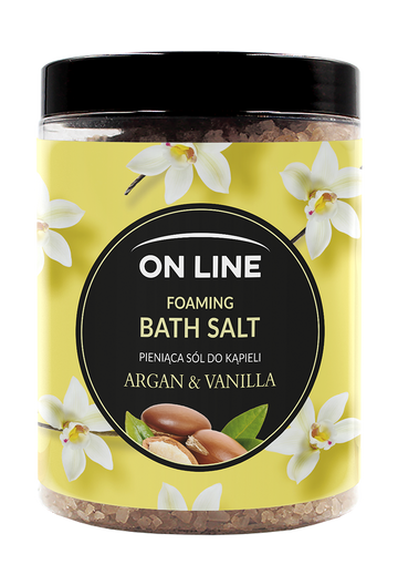 On Line Argánová a vanilková soľ do kúpeľa 1200 g - 94743