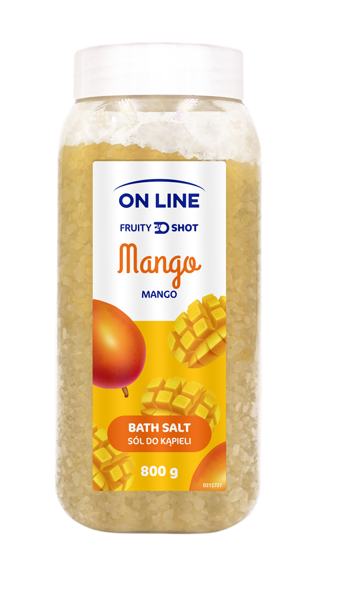 On Line soľ do kúpeľa ovocná mango 800 g - 94740