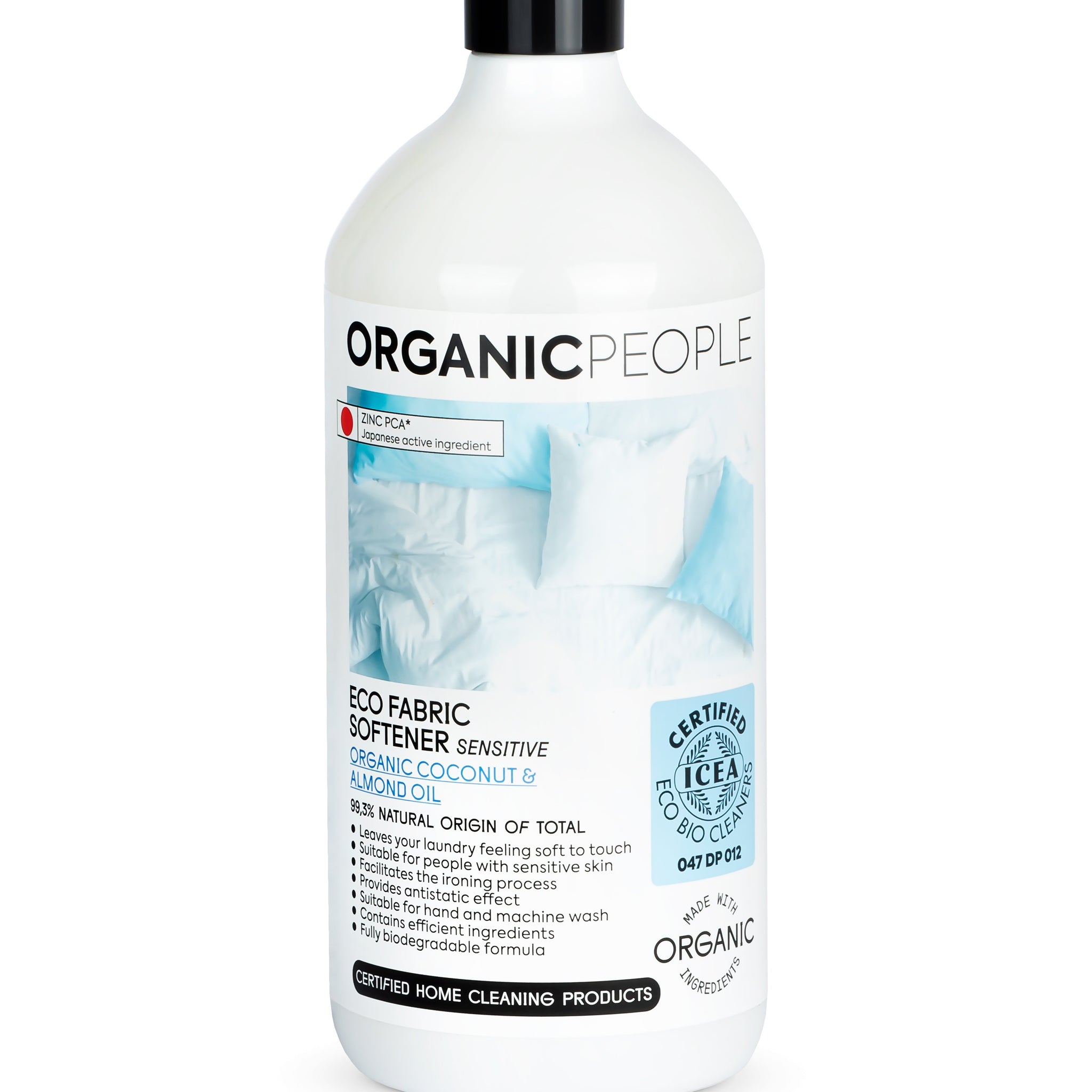 Organic People eco sensitive oplachovací prípravok s organickým kokosovým a mandľovým olejom 1000 ml - 92642