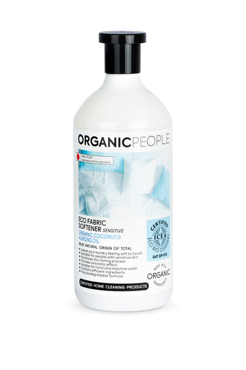 Organic People eco sensitive oplachovací prípravok s organickým kokosovým a mandľovým olejom 1000 ml - 92642