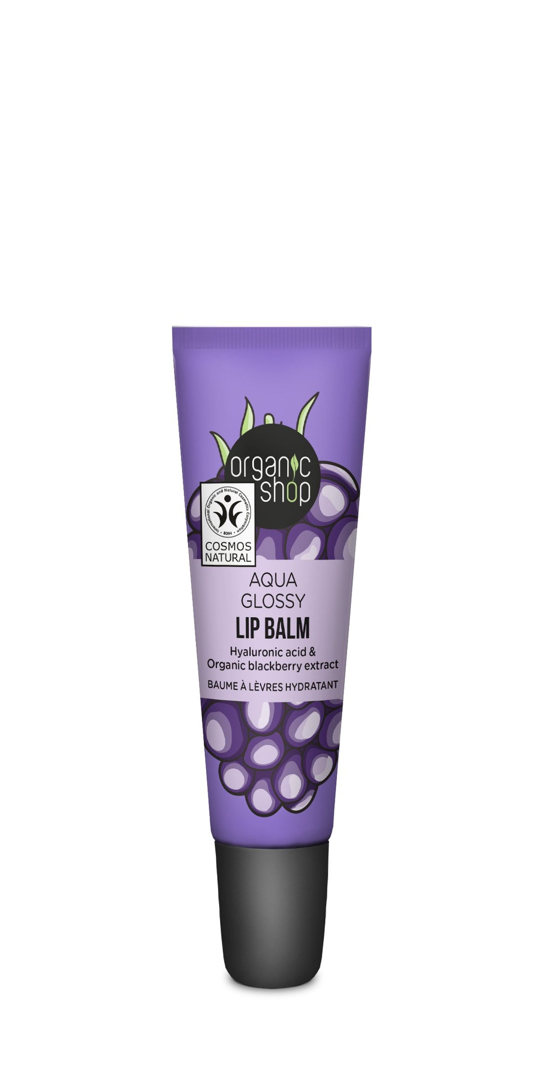 Organic Shop organický balzam na pery s kyselinou hyalurónovou a extraktom z ostružín 10 ml - 93957