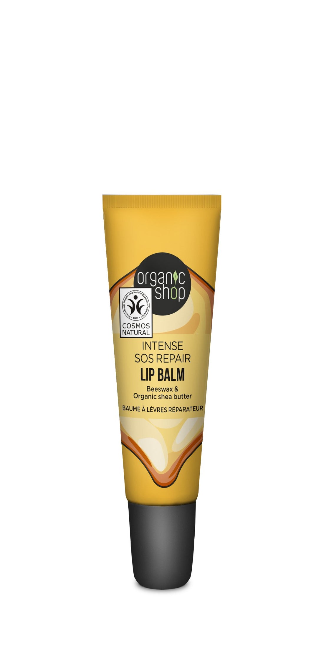 Organic Shop organický balzam na pery s kolagénovou výplňou, včelím voskom a bambuckým maslom 10 ml - 93956